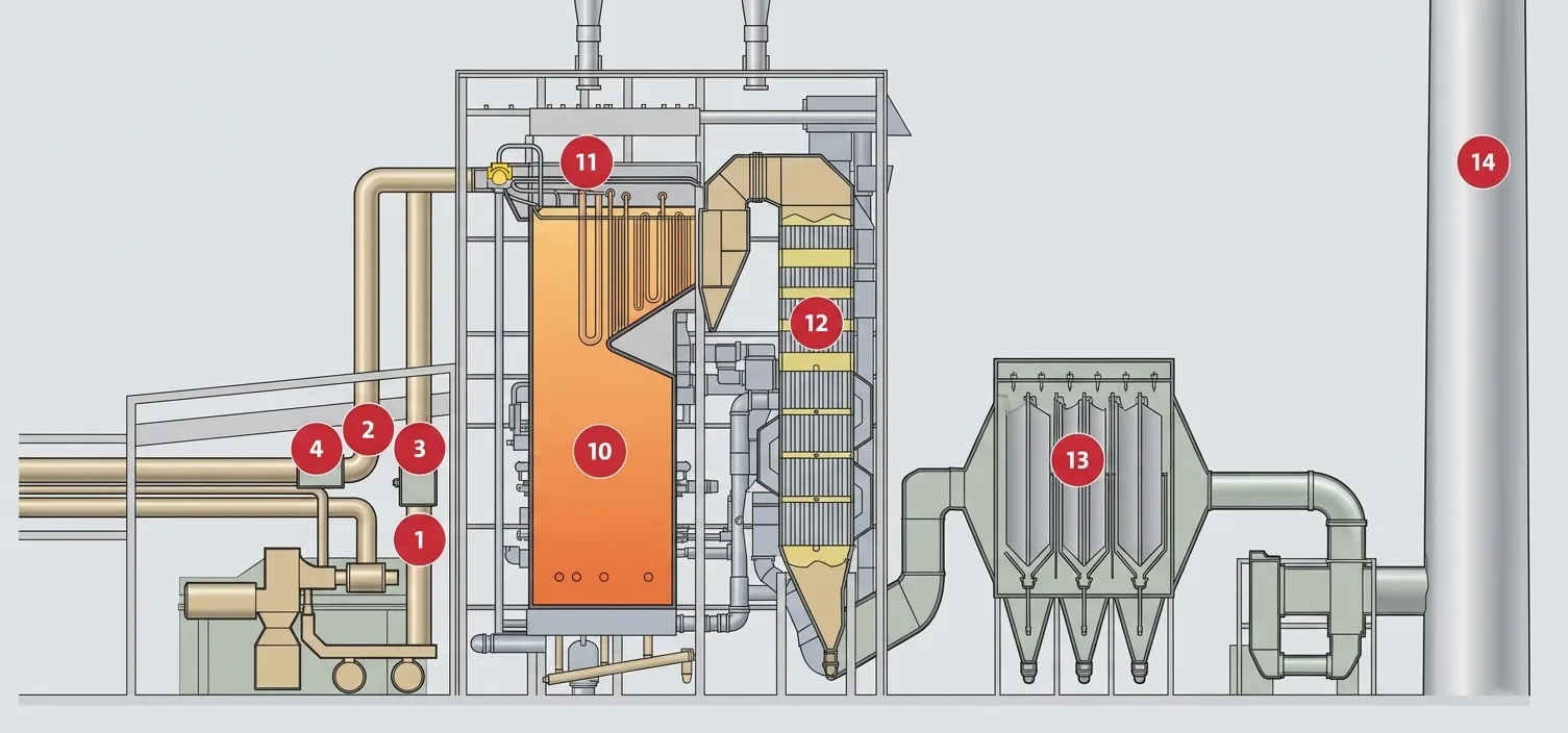 Thermobasalt power plant application